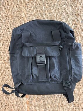 Black Utility Backpack - Sleek Everyday Carry